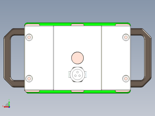 x1-c笔记本CNC工装夹具三维模型nc-gaiban后视缩略图