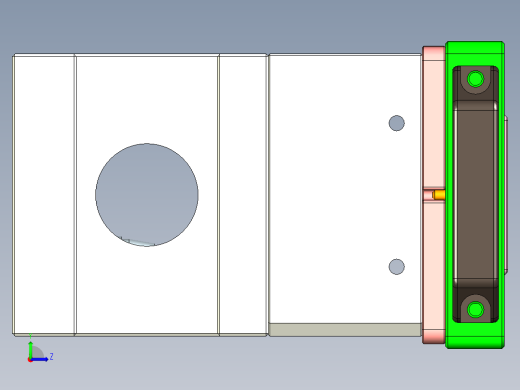x1-c笔记本CNC工装夹具三维模型nc-gaiban左视缩略图