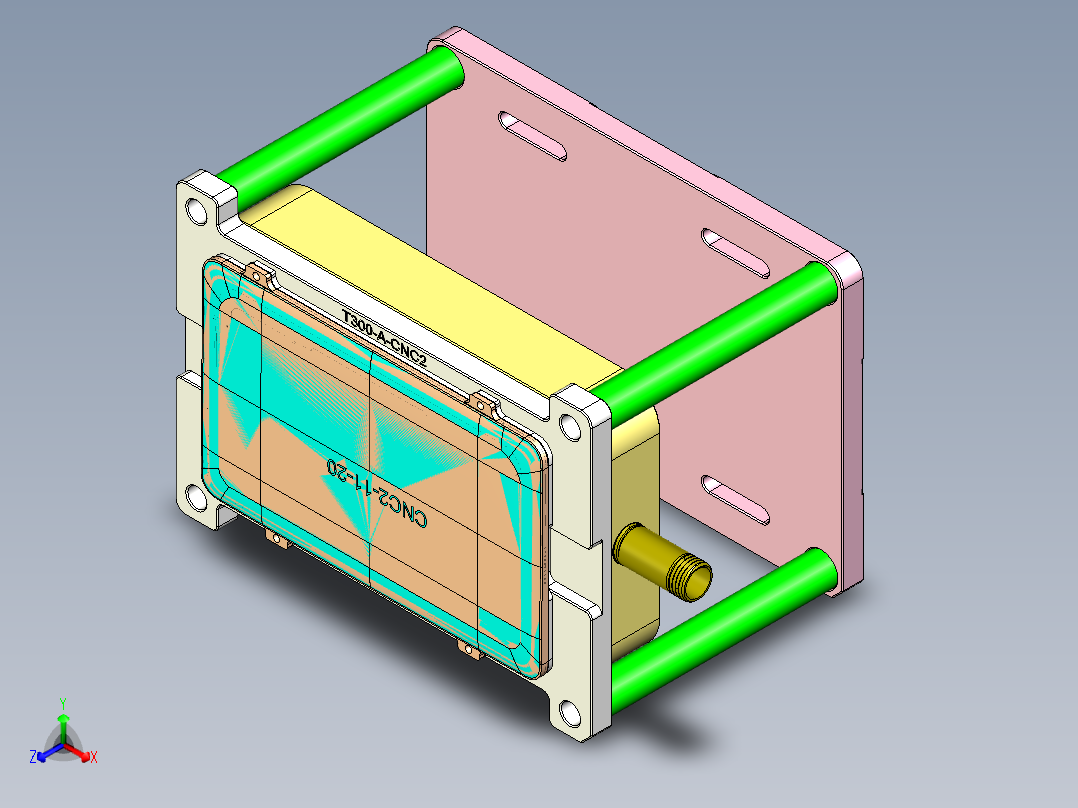 T300-A-笔记本CNC工装夹具三维模型CNC2