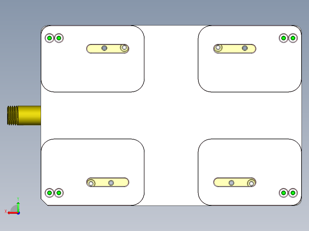 T300-A-笔记本CNC工装夹具三维模型CNC2后视图