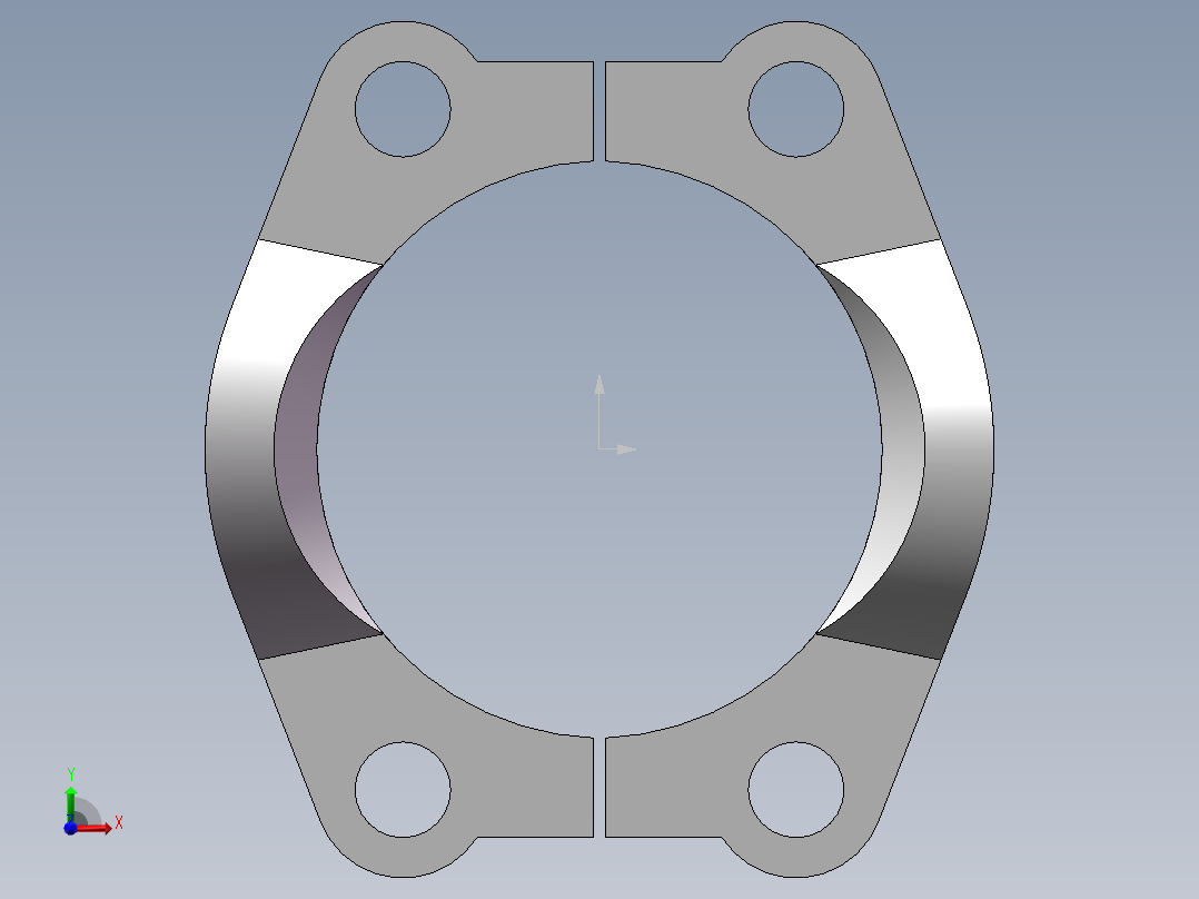 法兰接头、FL-56前视图