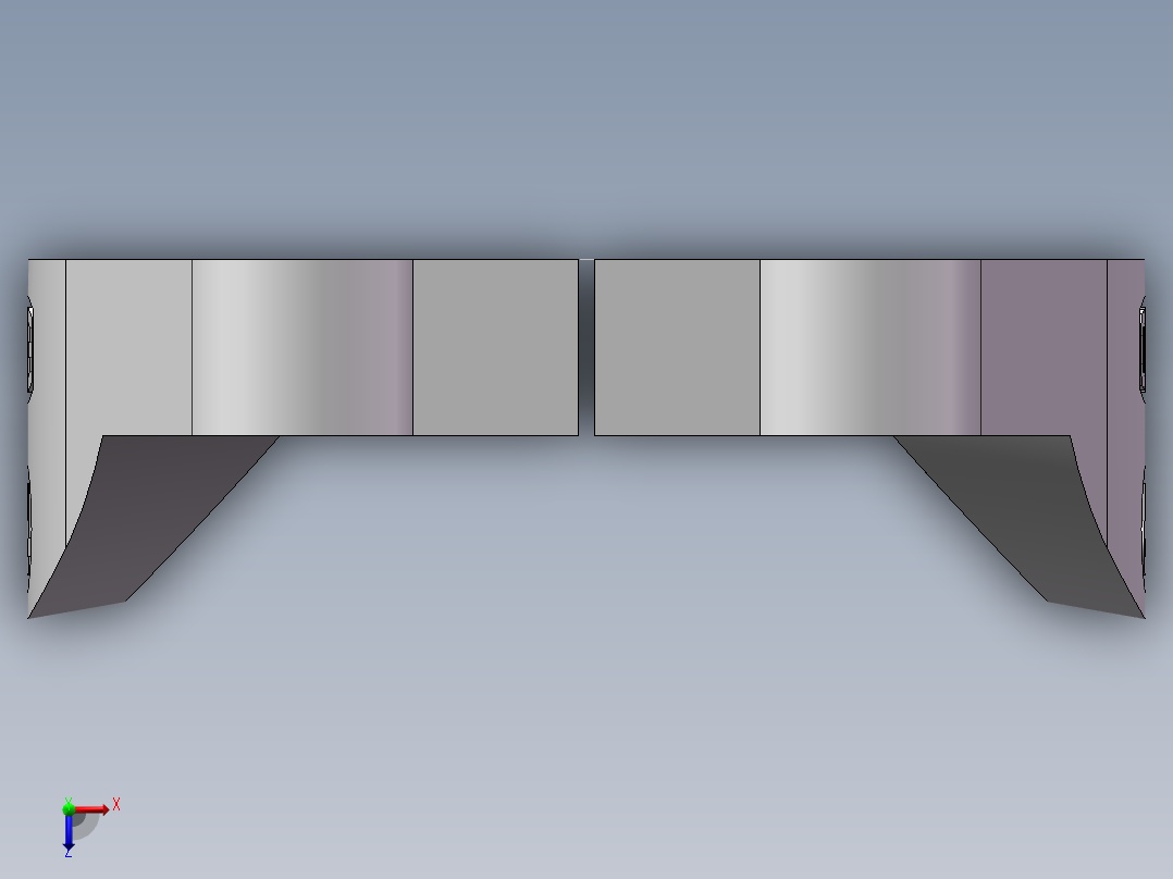 法兰接头、FL-56俯视图