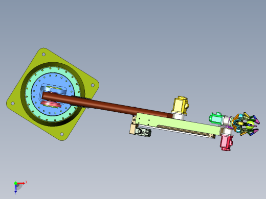 水果采摘机械手苹果采摘机械臂俯视缩略图