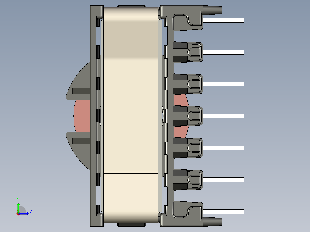 ETD29贴片左视图
