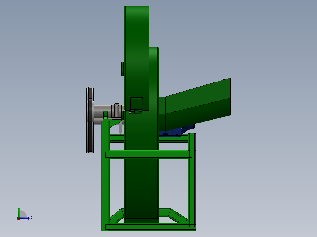 农业机械、播种机(135)左视图