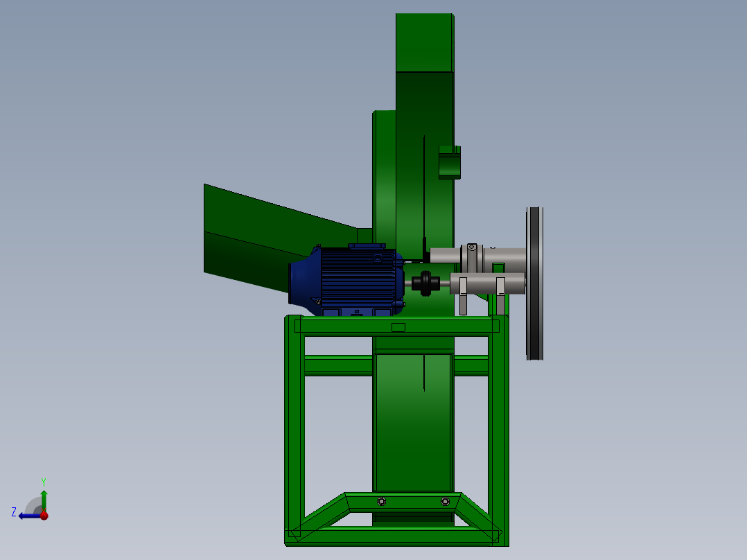 农业机械、播种机(135)右视图