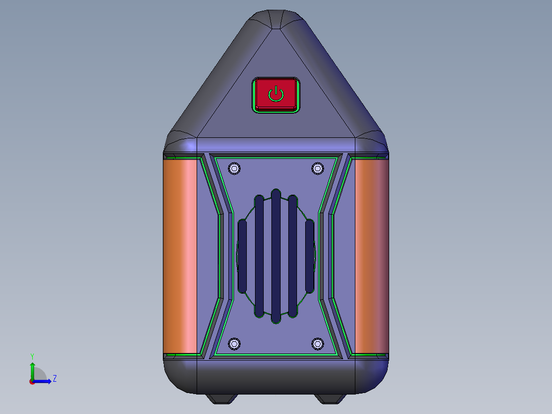 户外电源左视图