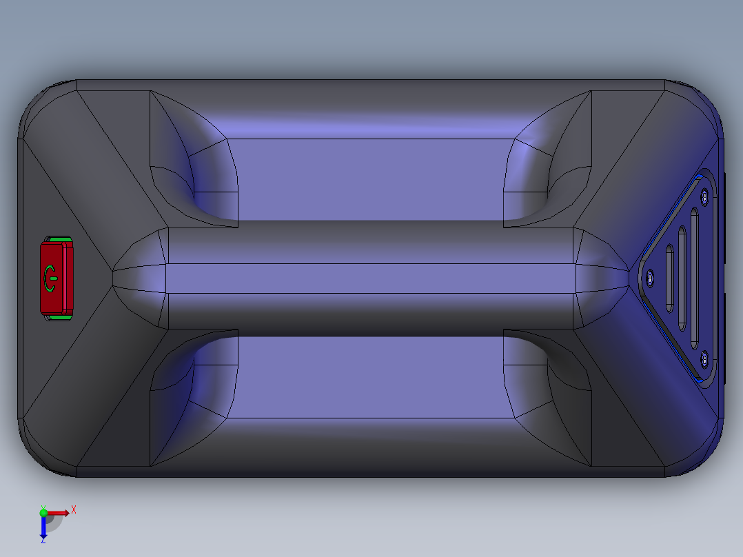 户外电源俯视图