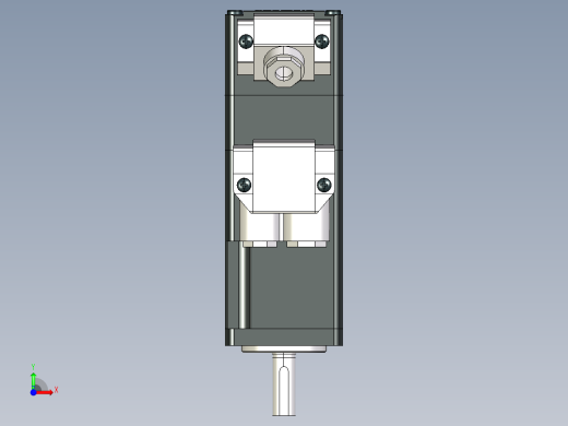 SIEMENS(西门子) V90伺服驱动系统1FL6型号伺服电机模型合集-2AF21系列模型合集MF50前视缩略图