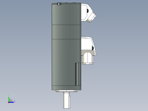 SIEMENS(西门子) V90伺服驱动系统1FL6型号伺服电机模型合集-2AF21系列模型合集MF50左视缩略图
