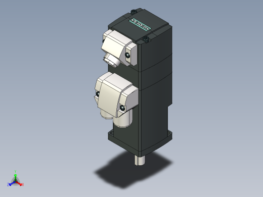 SIEMENS(西门子) V90伺服驱动系统1FL6型号伺服电机模型合集-2AF21系列模型合集MF50正等轴测缩略图