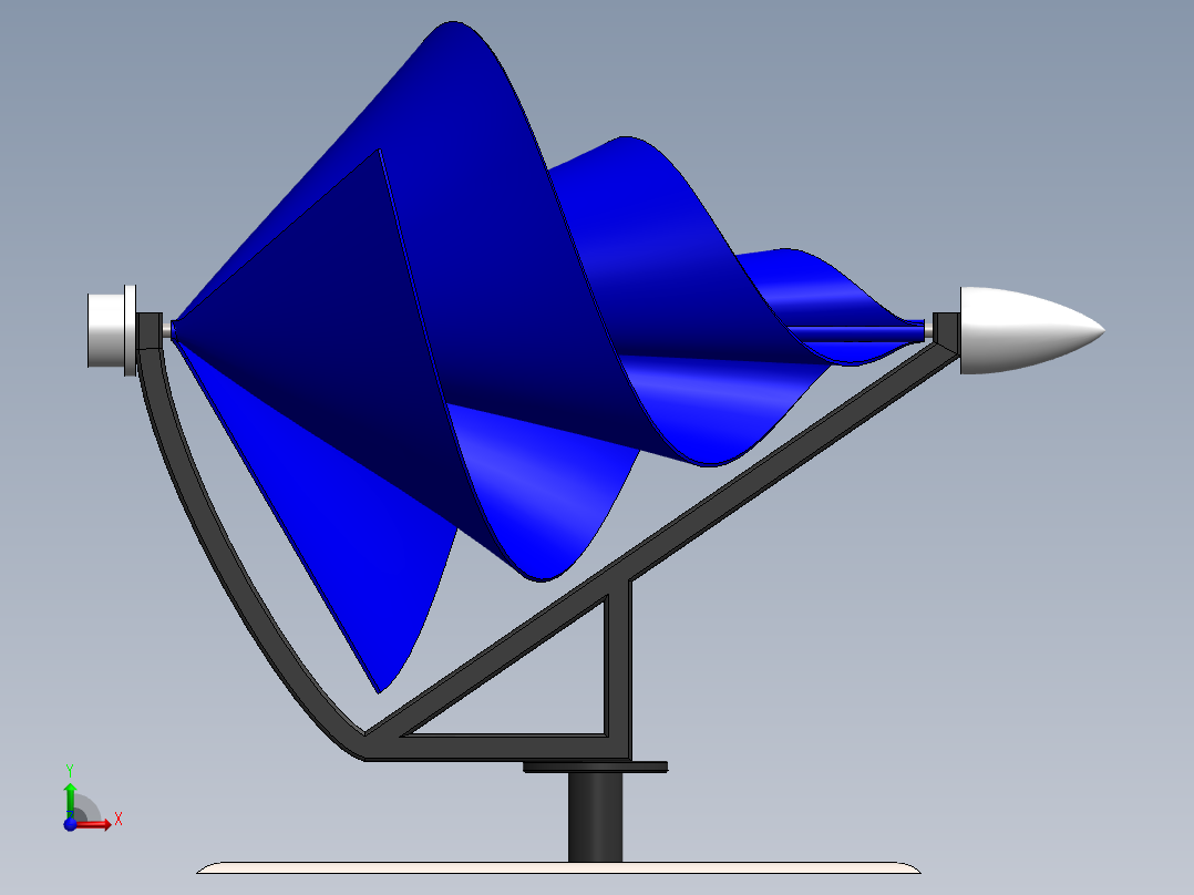 利亚姆 F1 风力发电机前视图