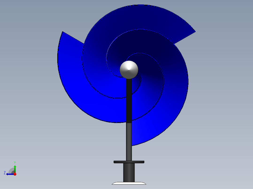 利亚姆 F1 风力发电机右视图