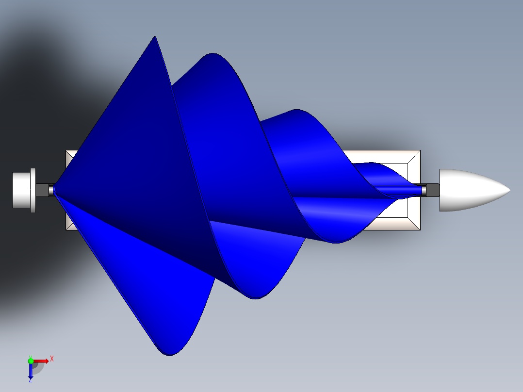 利亚姆 F1 风力发电机俯视图