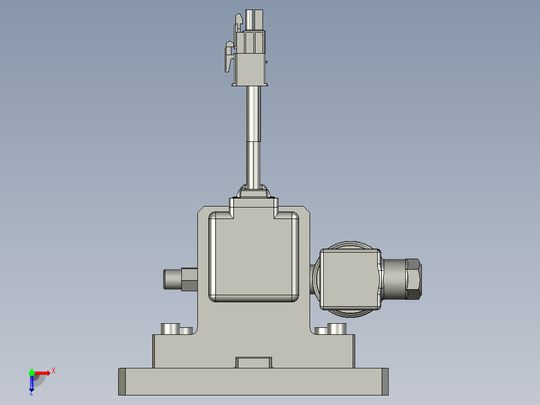 变频不锈钢齿轮泵俯视图