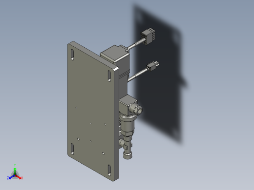 变频不锈钢齿轮泵正等轴测缩略图