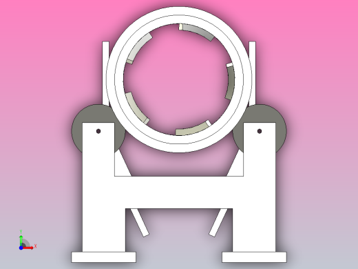 滚筒筛模型前视缩略图