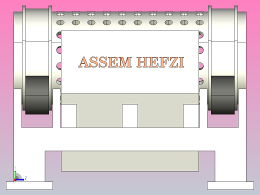 滚筒筛模型左视缩略图