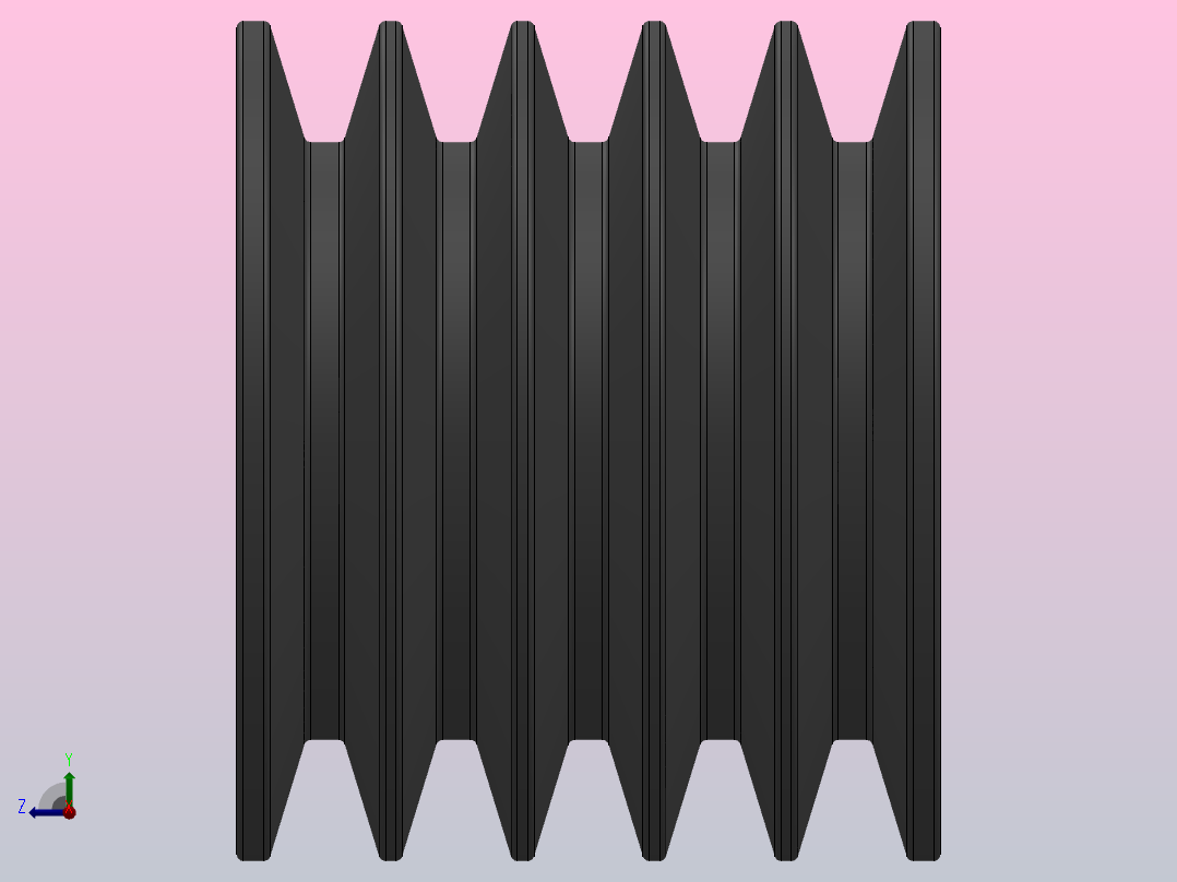 锥套式皮带轮 SPA_SPA90X5右视图