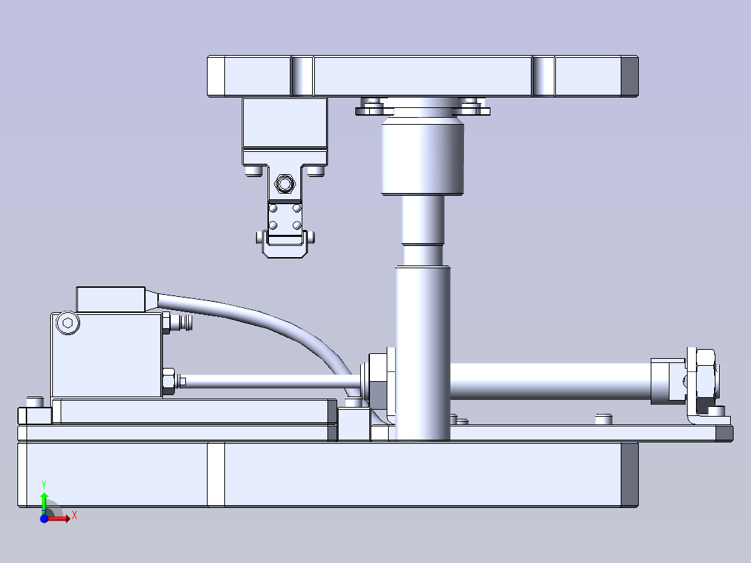 气动夹具前视图