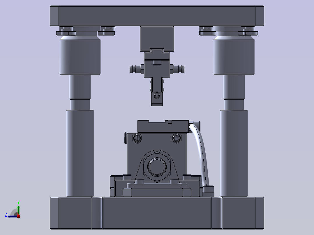 气动夹具右视图