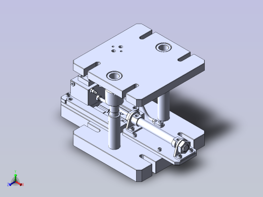 气动夹具正等轴测缩略图