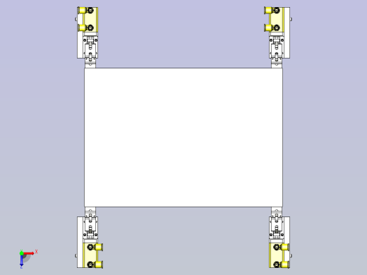 一款薄片、薄板用夹头3D图纸俯视缩略图