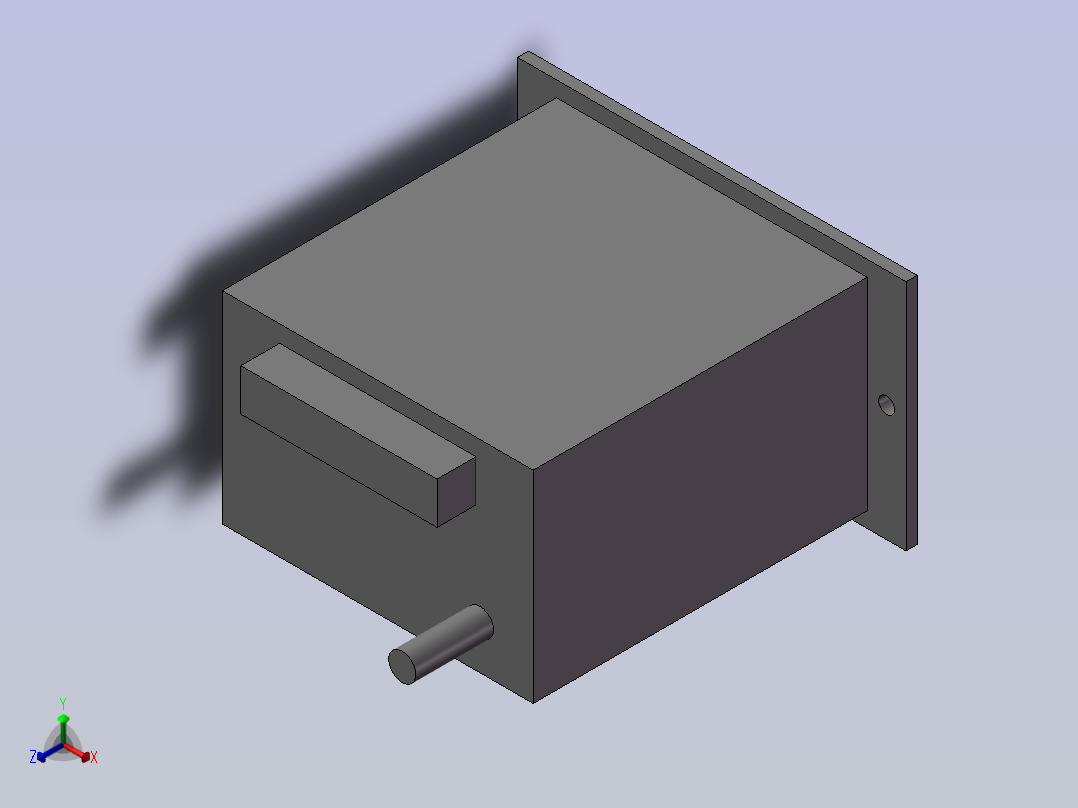 台力40W速度控制器正等轴测图