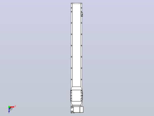 机器人皮带驱动直线轴TPA-GCB-150-P80-L1050-RP-M75-N3俯视缩略图