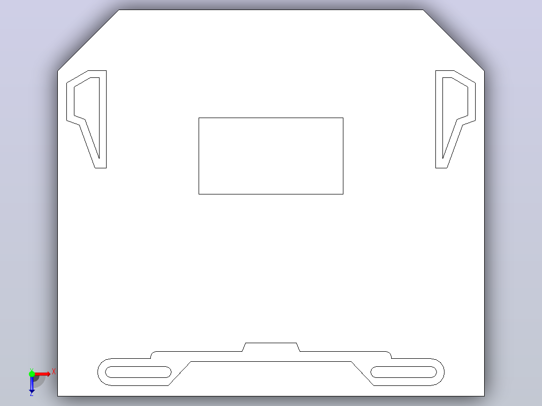 JXB（AP-35）挡板三维模型202104俯视图