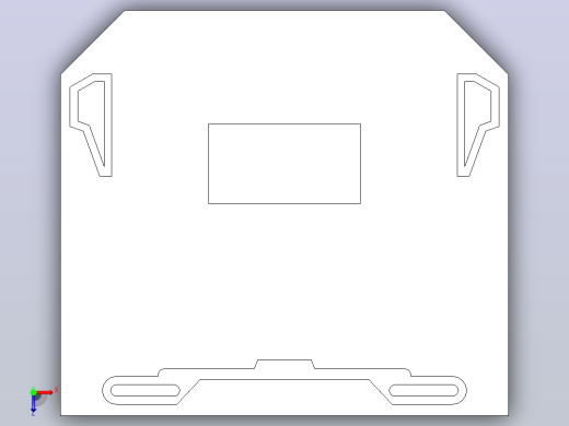 JXB（AP-35）挡板三维模型202104俯视缩略图