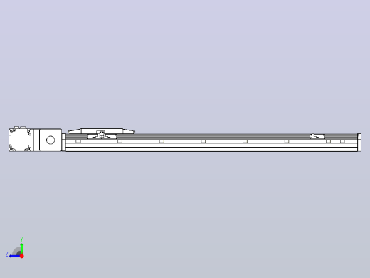 机器人皮带驱动直线轴TPA-GCB-150-P80-L750-QL-M75-N3右视缩略图