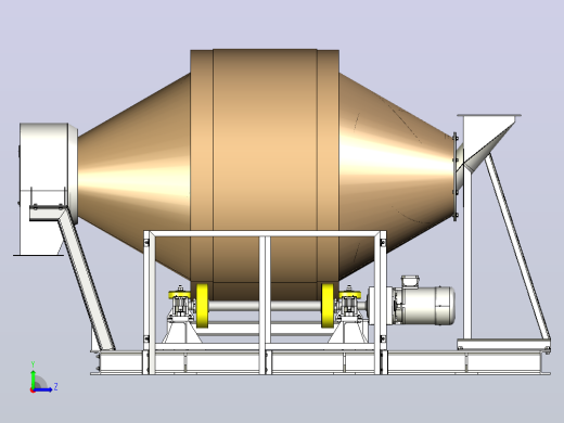 双锥混合器左视缩略图