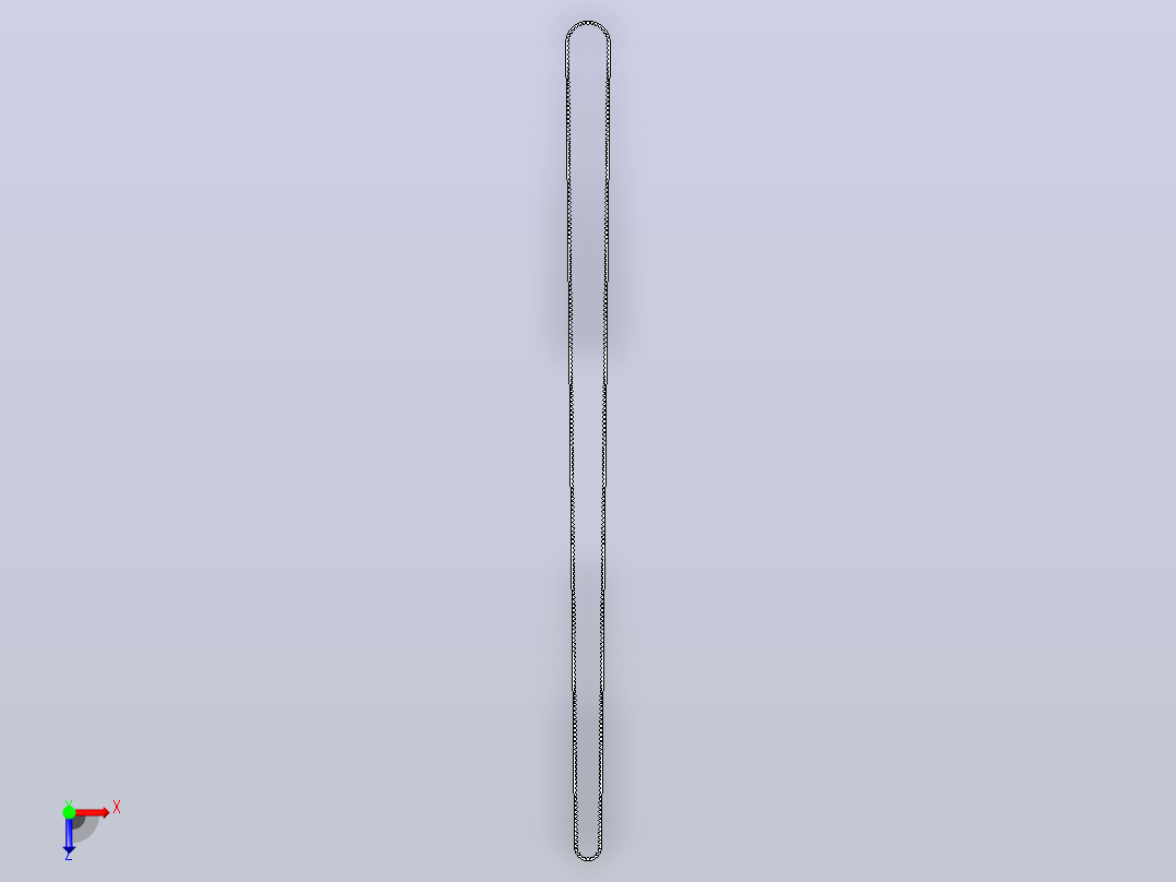 HTD 5M正时皮带-具有所有配置的Solidworks零件俯视图
