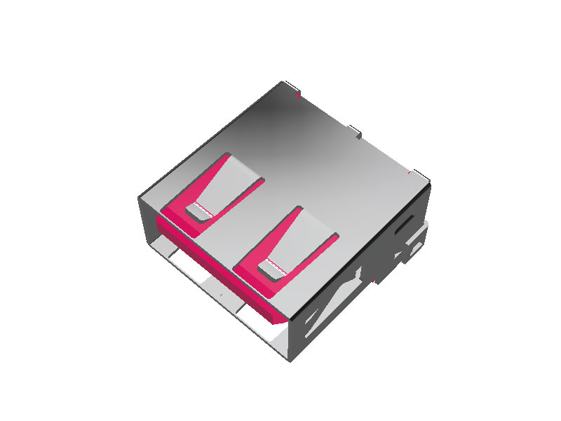 USB A 连接器母头 PD