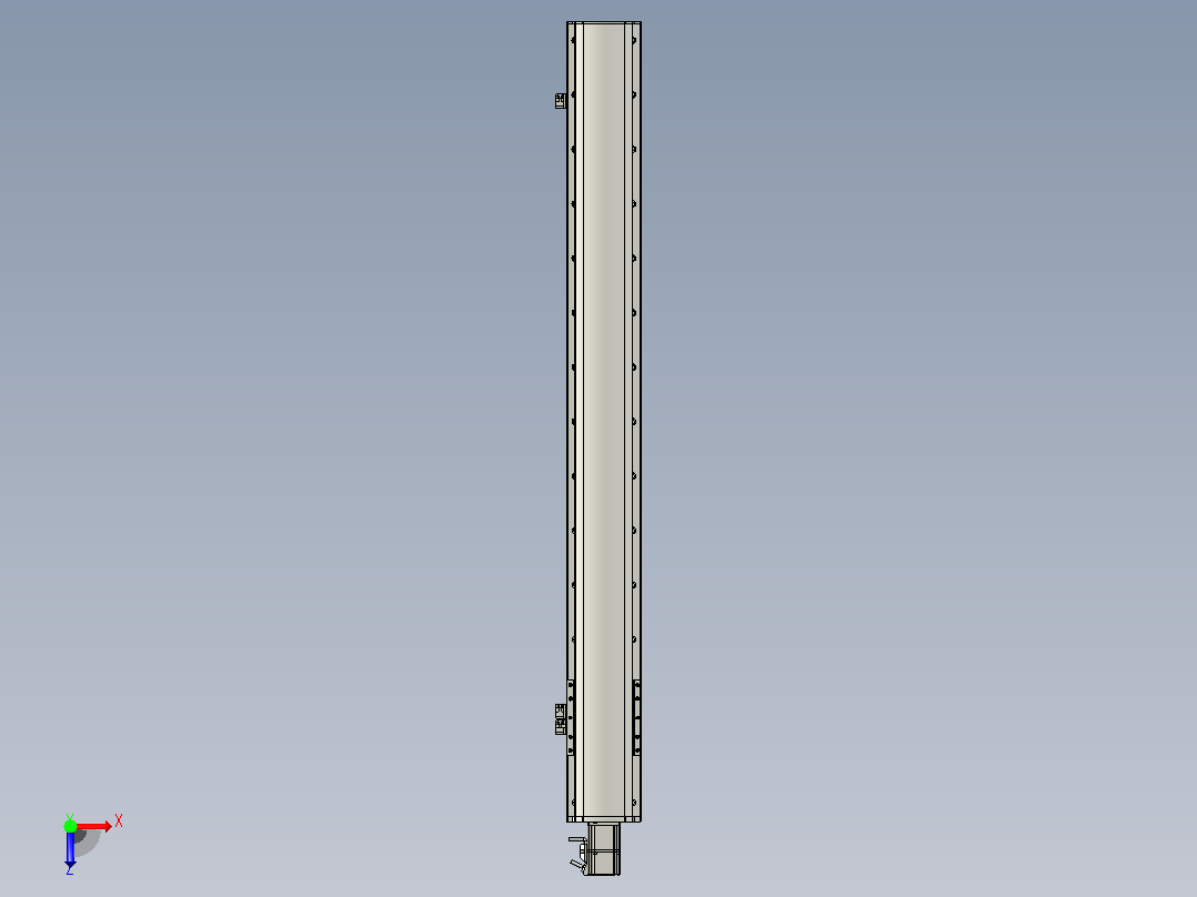 MT136BS半封闭丝杆滑台[MT136BS.L#.1150.BC.P40.C3]俯视图
