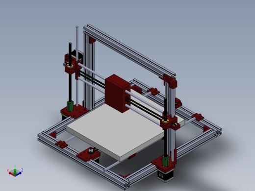 3D打印PCB机主视缩略图