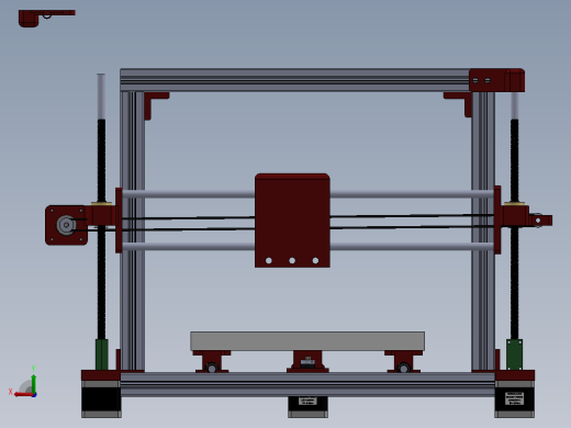 3D打印PCB机后视缩略图