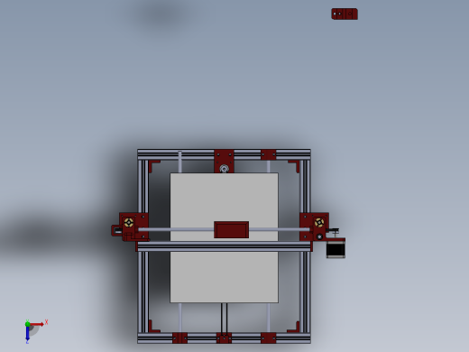 3D打印PCB机俯视缩略图