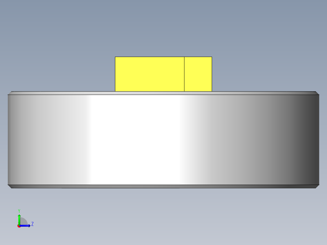 简单构成旋转托盘左视图