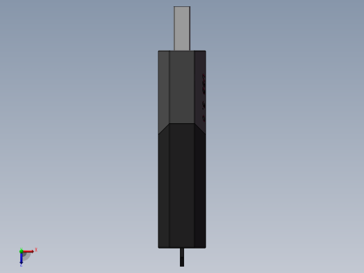 USB3.0读卡器模型俯视缩略图
