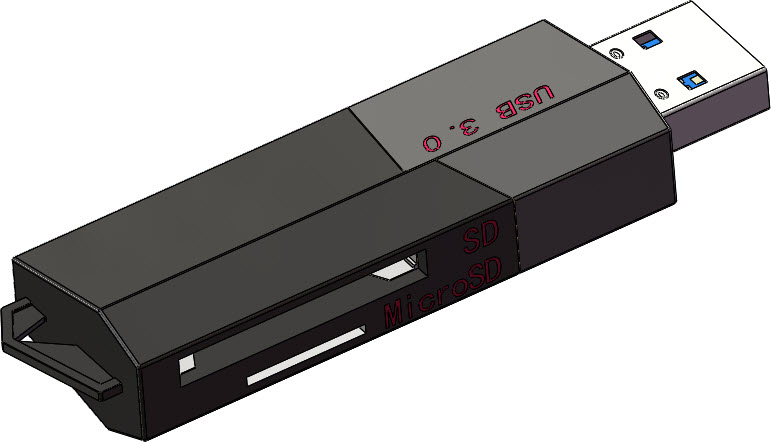 USB3.0读卡器模型