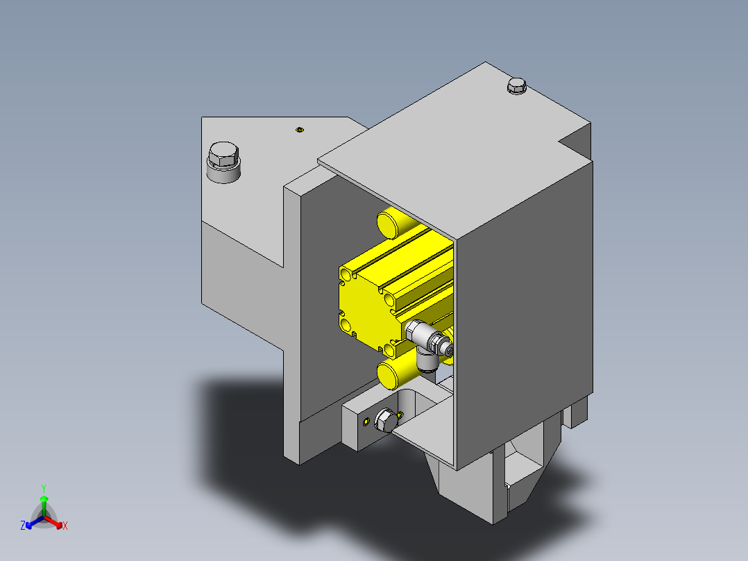 常用机械结构 (334)主视图