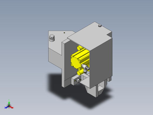 常用机械结构 (334)正等轴测缩略图
