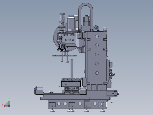 VMC850加工中心光机3D图纸 E004后视缩略图