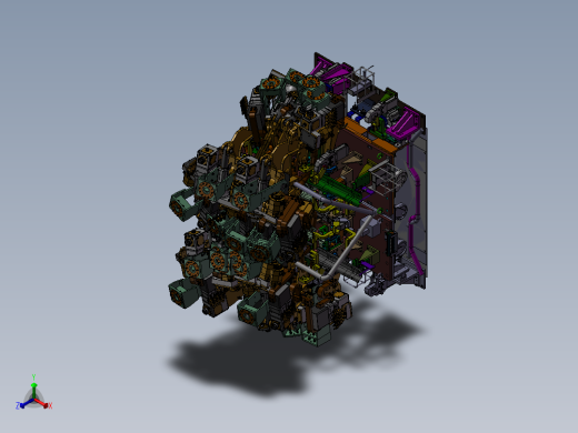 复杂焊装夹具设计3D模型