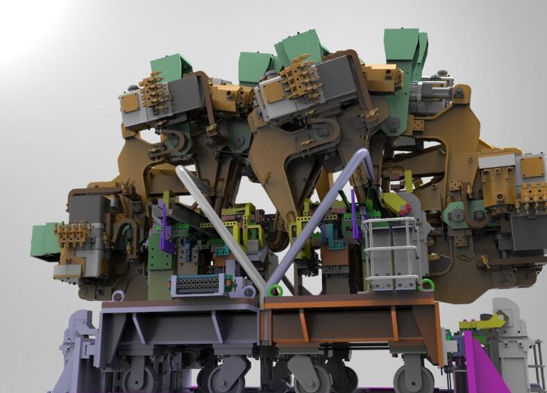 复杂焊装夹具设计3D模型