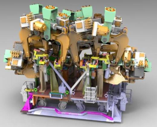 复杂焊装夹具设计3D模型缩略图