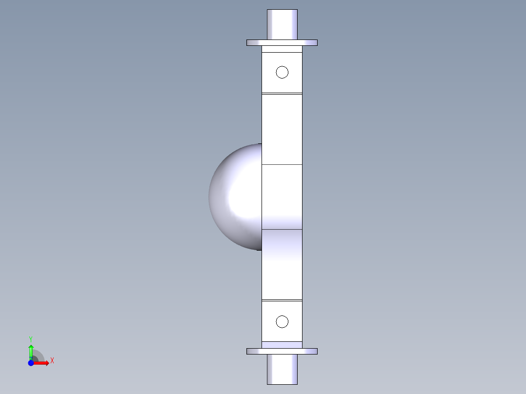 自卸车驱动桥壳三维图+二维==782467==15前视图