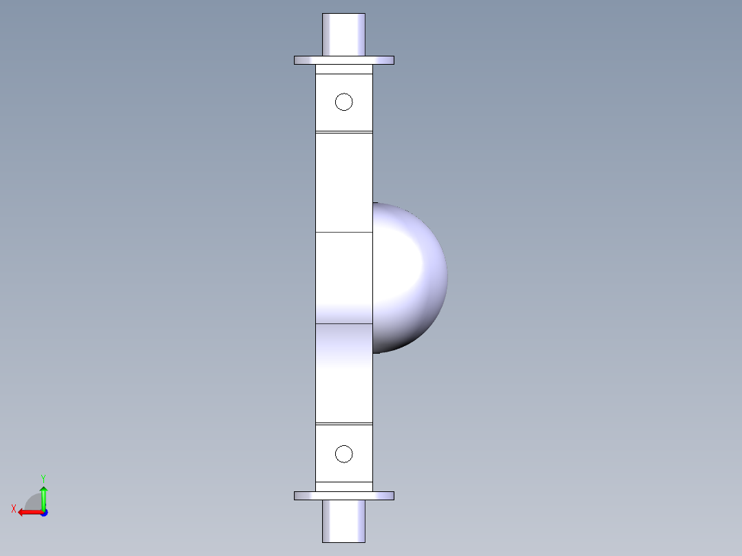 自卸车驱动桥壳三维图+二维==782467==15后视图